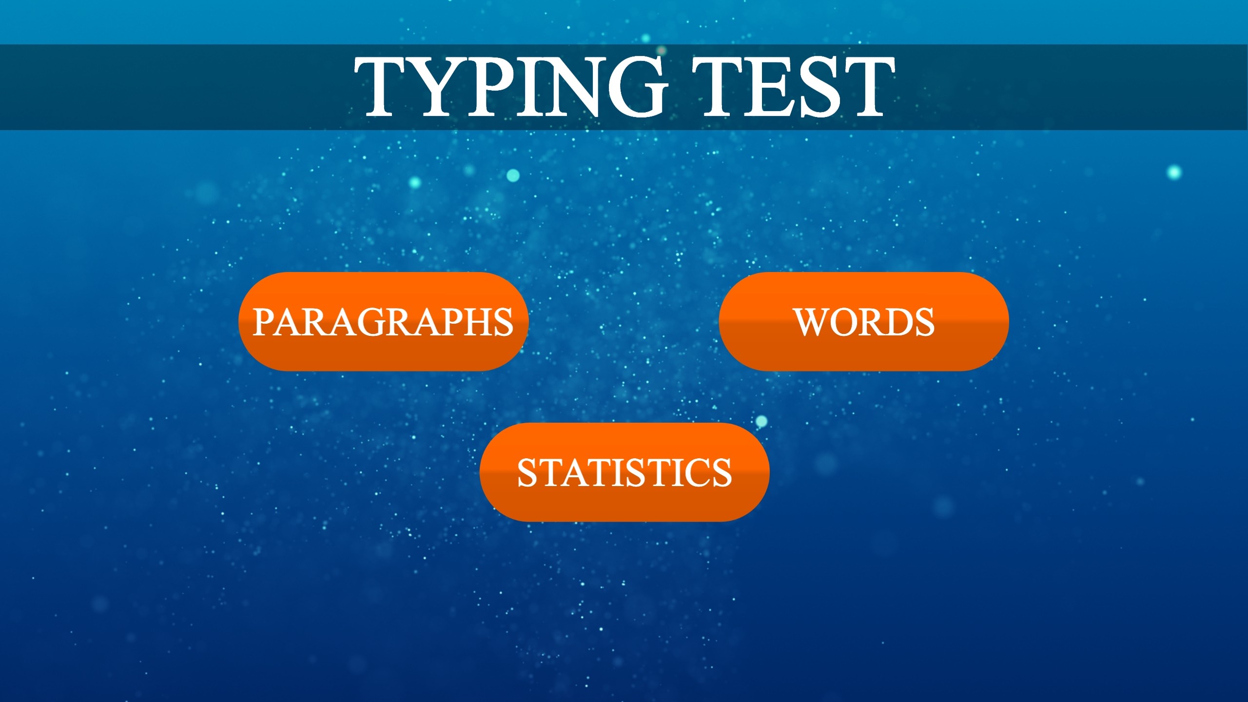 typing test to determine wpm