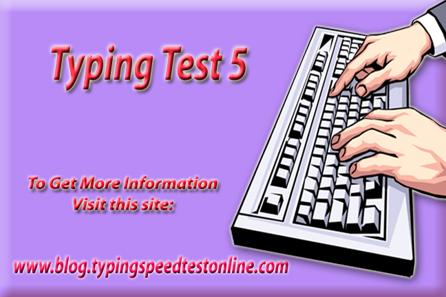 test my typing speed