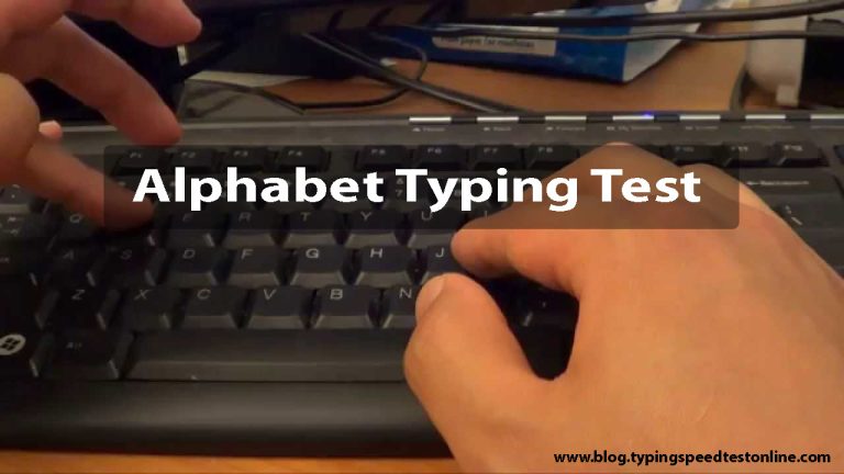 Alphabet Typing Test | What is WPM in Typing | Calculate WPM